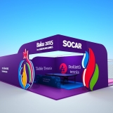 SOCAR & Baku - Exhibition stand