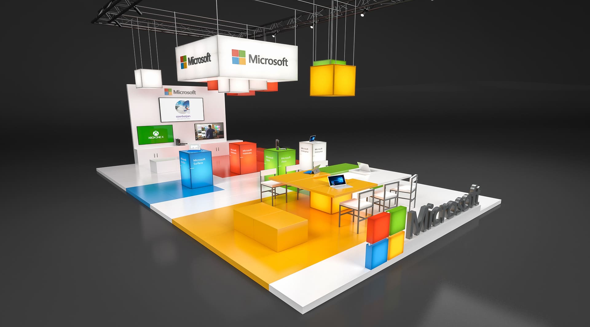Microsoft - Exhibition stand