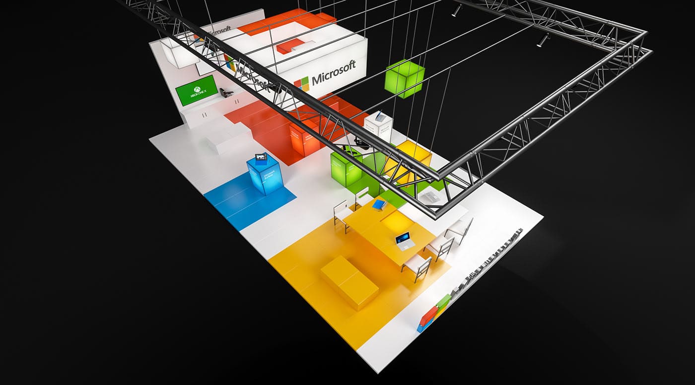Microsoft - Exhibition stand