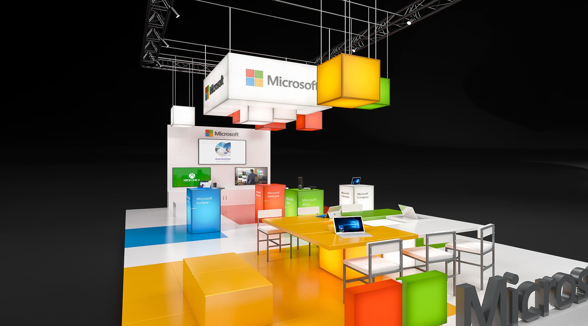 Microsoft - Exhibition stand