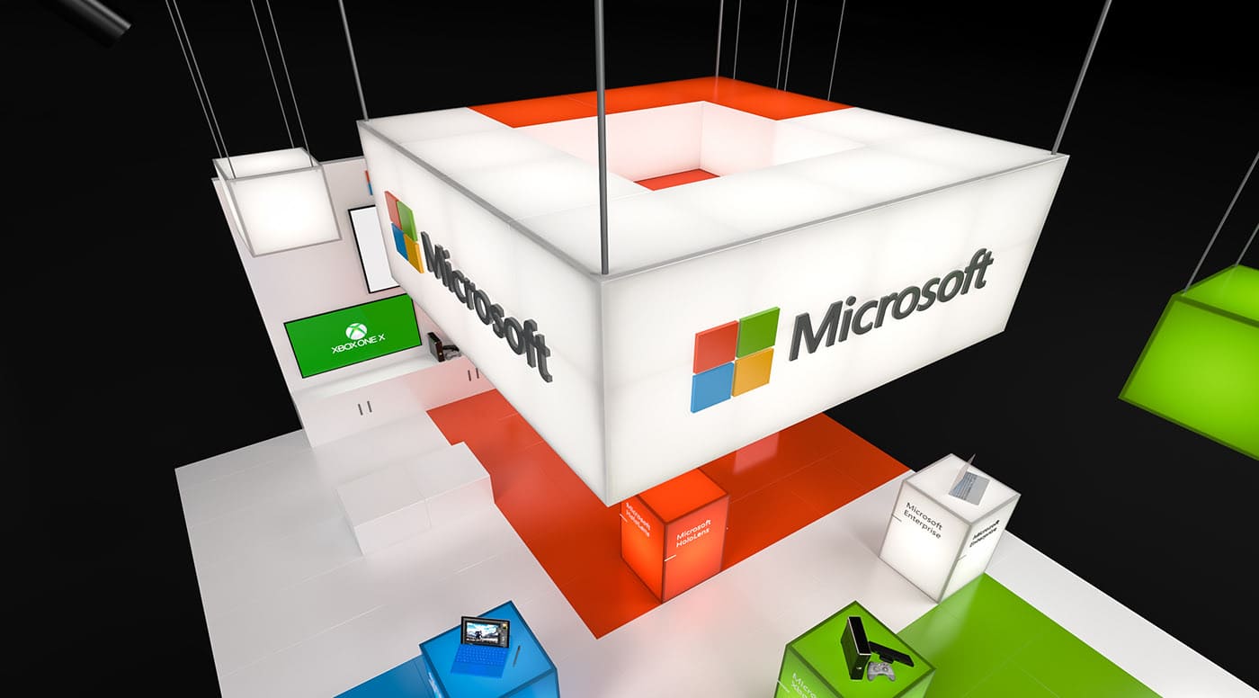 Microsoft - Exhibition stand